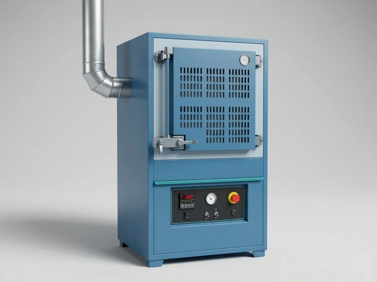 Blue M high-temperature convection furnace with louvered door